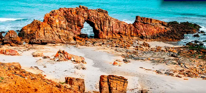 Pedra Furada, cartão-postal de Jericoacoara